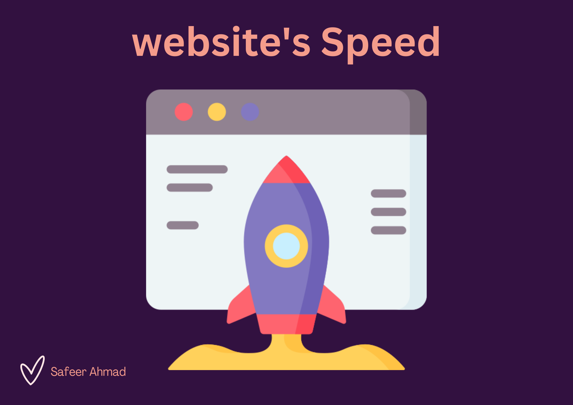 website's Speed by safeer Ahmad